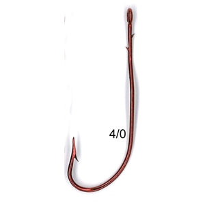 Tru Turn Worm 063 Red Baitholder Long Shank Fishing Hooks Standard Pack