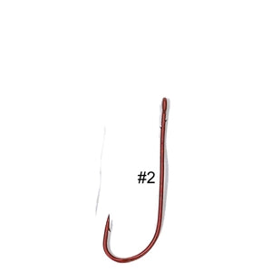 Tru Turn Worm 063 Red Baitholder Long Shank Fishing Hooks Standard Pack