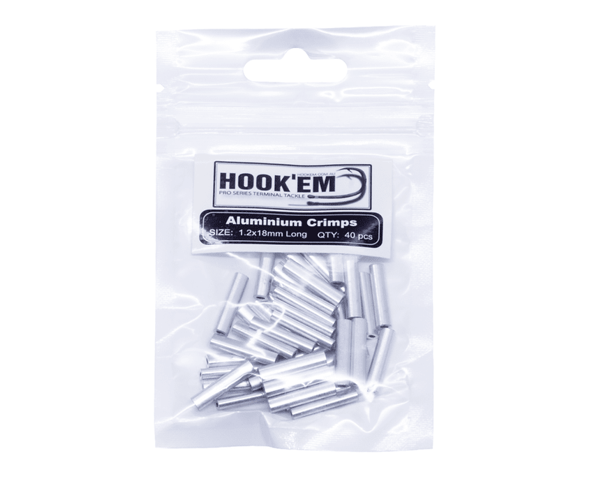 Hook'Em Fishing Aluminium Crimps