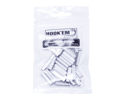 Hook'Em Fishing Aluminium Crimps