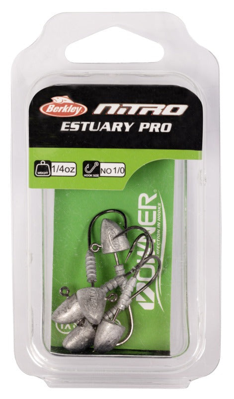 Berkley Nitro Estuary Pro Jig Heads - New 2023 Packaging