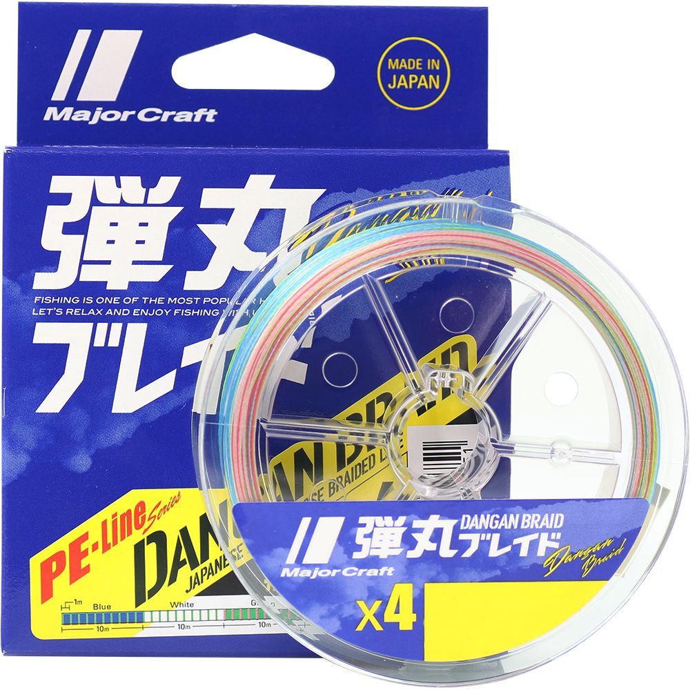 Majorcraft Dangan X4 Multicoloured Braid Fishing Line 300m