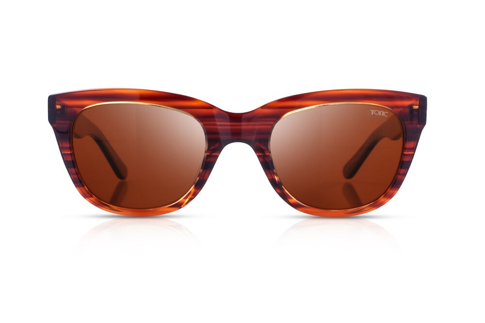 Tonic Eyewear Flemington Glass Copper Photochromic Polarised Sunglasses