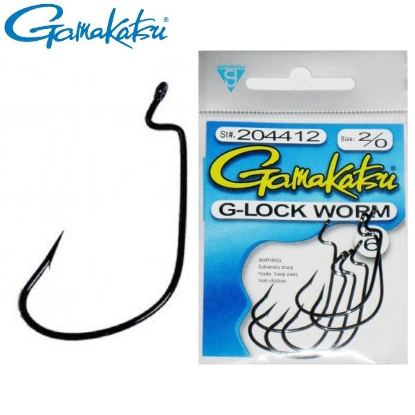 Gamakatsu G-Lock Worm Hook - Tackle Shack USA