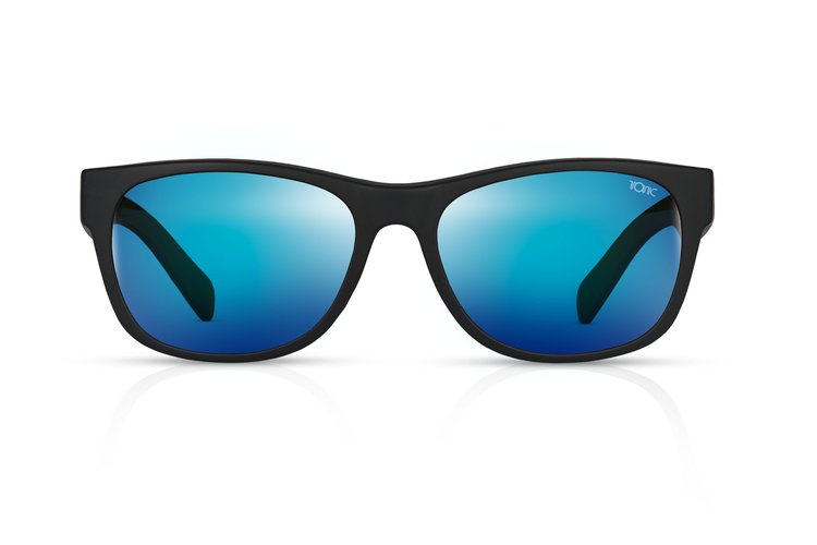 Tonic Eyewear Wave Glass Blue Mirror Polarised Sunglasses