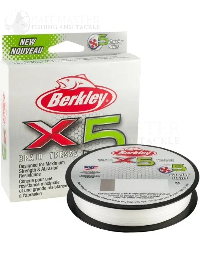 Berkley X5 Crystal 150m Fishing Braid