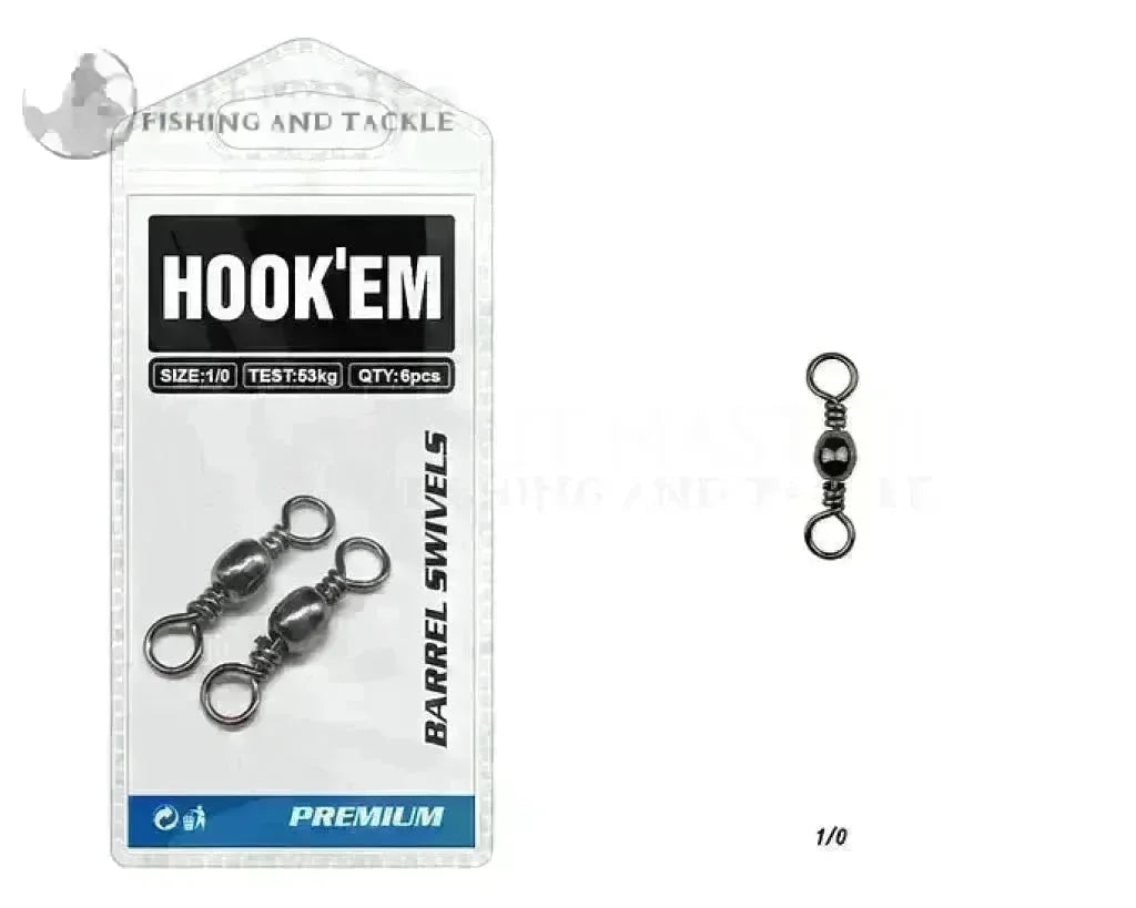 Hook'em Fishing Barrel Swivels - Standard Pack