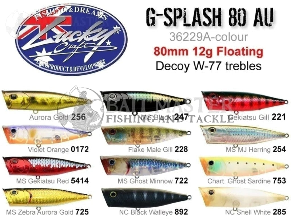 Lucky Craft G-Splash 80mm Fishing Lure