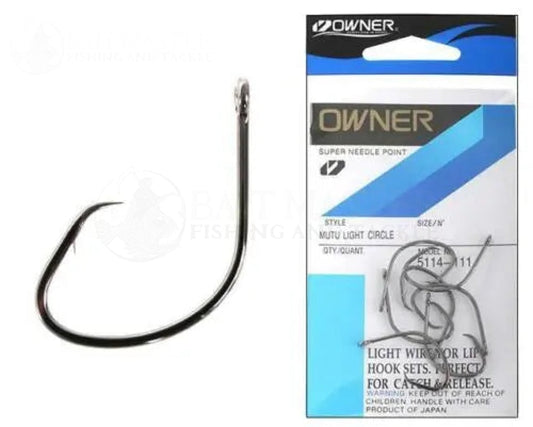 Owner 5114 MUTU Light Circle Fishing Hooks