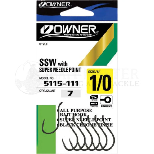 Owner SSW Super Needle Point Fishing Hooks 5115