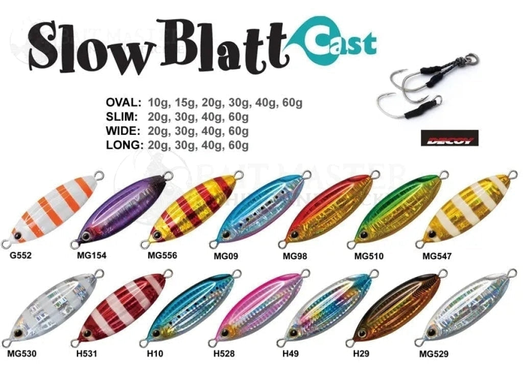 Palms Slow Blatt Cast Wide Jig Metal Fishing Lures