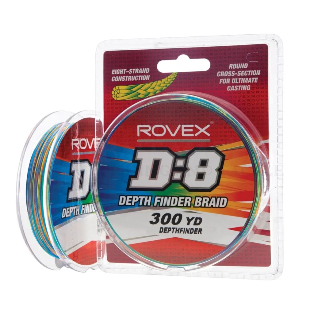 Rovex D:8 Depthfinder Fishing Braid 300 yards