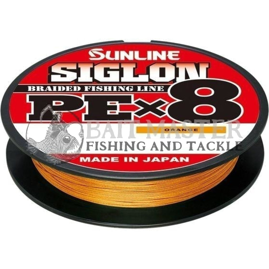 Sunline Siglon PEx8 Braided Fishing Line Orange 150m