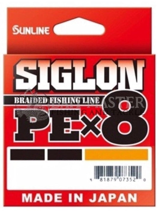 Sunline Siglon PEx8 Braided Fishing Line Orange 150m