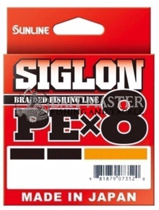 Sunline Siglon PEx8 Braided Fishing Line Orange 300m