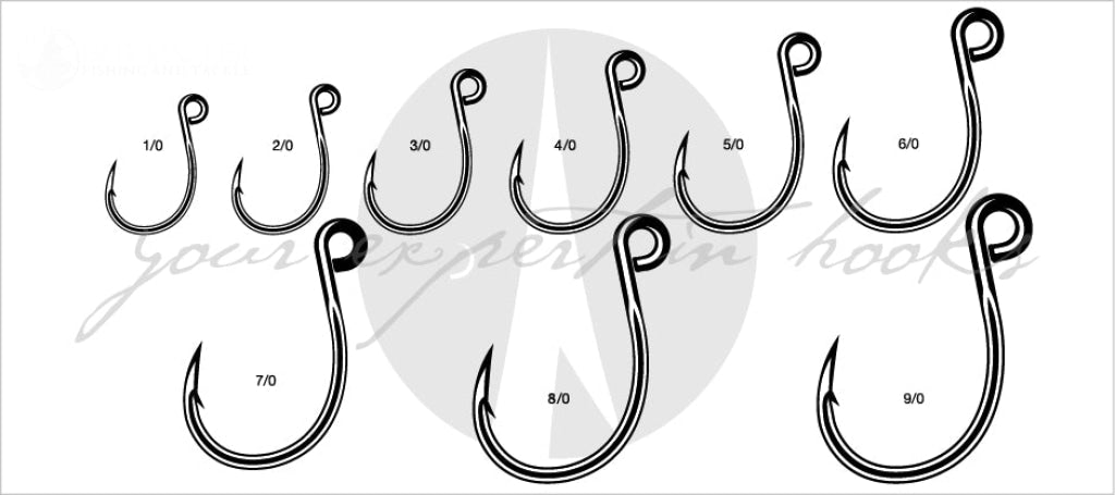 VMC 7266 Heavy Duty Inline Single Fishing Hooks