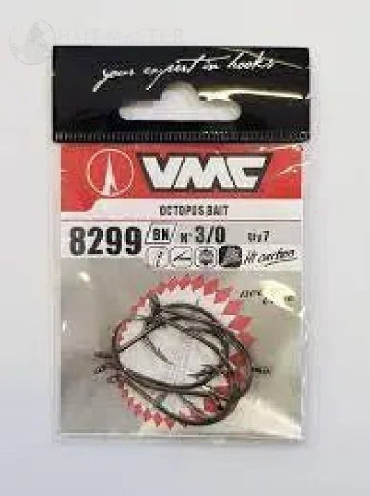 VMC 8299 Octopus Bait Fishing Hooks Black